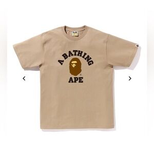 A BATHING APE T-SHIRT
BAPE COLLEGE TEE L